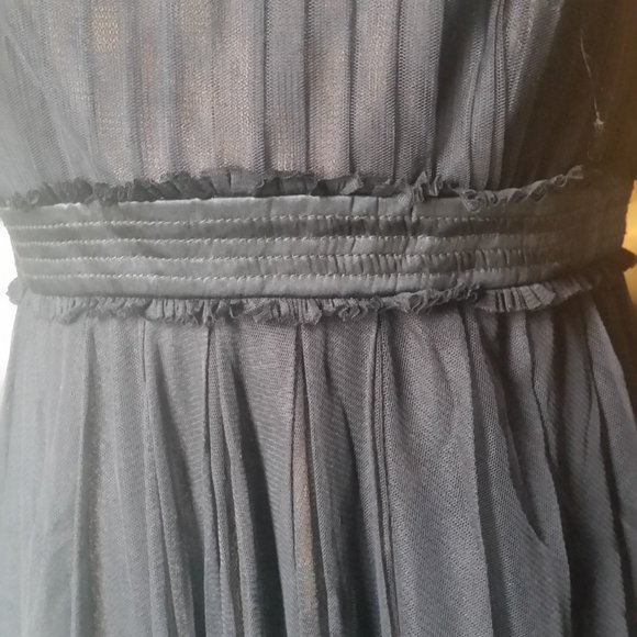 Badgley Mischka Black Long Dress Size 8 - Picture 6 of 14